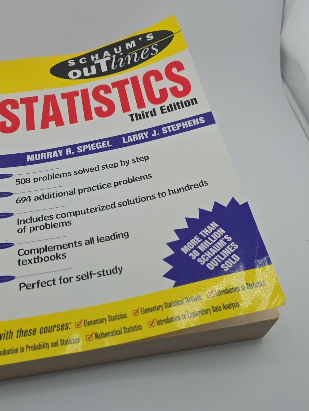 Statistics Third Edition - Yellow/White Cover